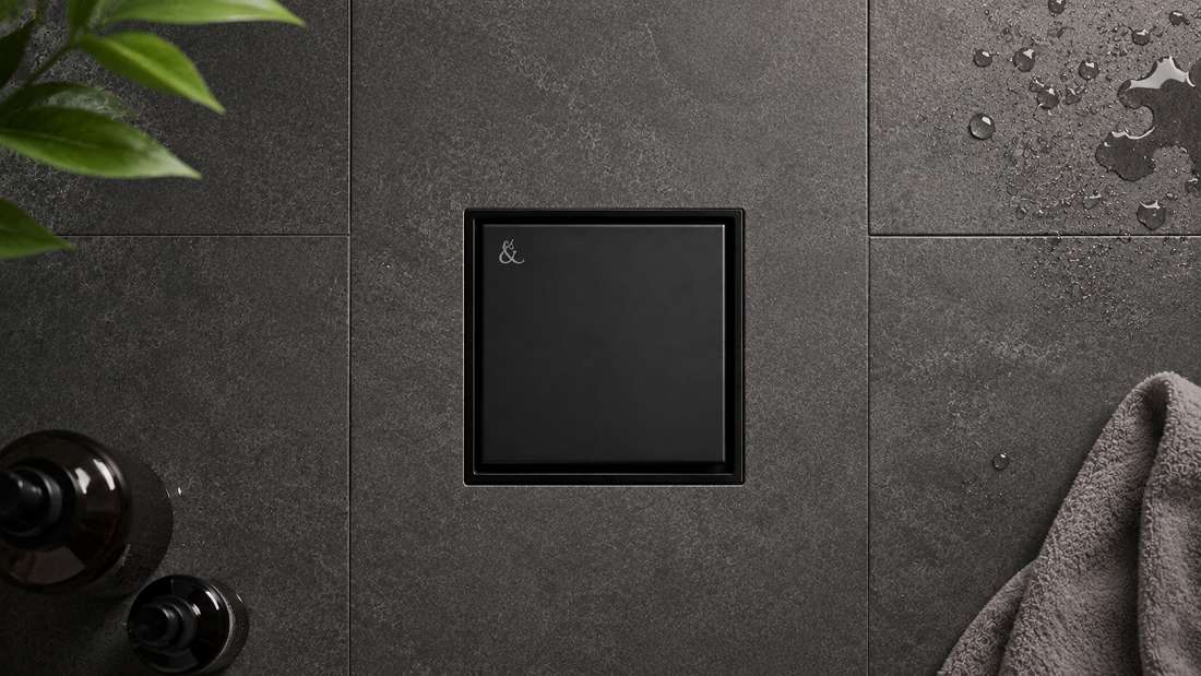 Inspirasi Floor Drain Hitam untuk Kamar Mandi Modern