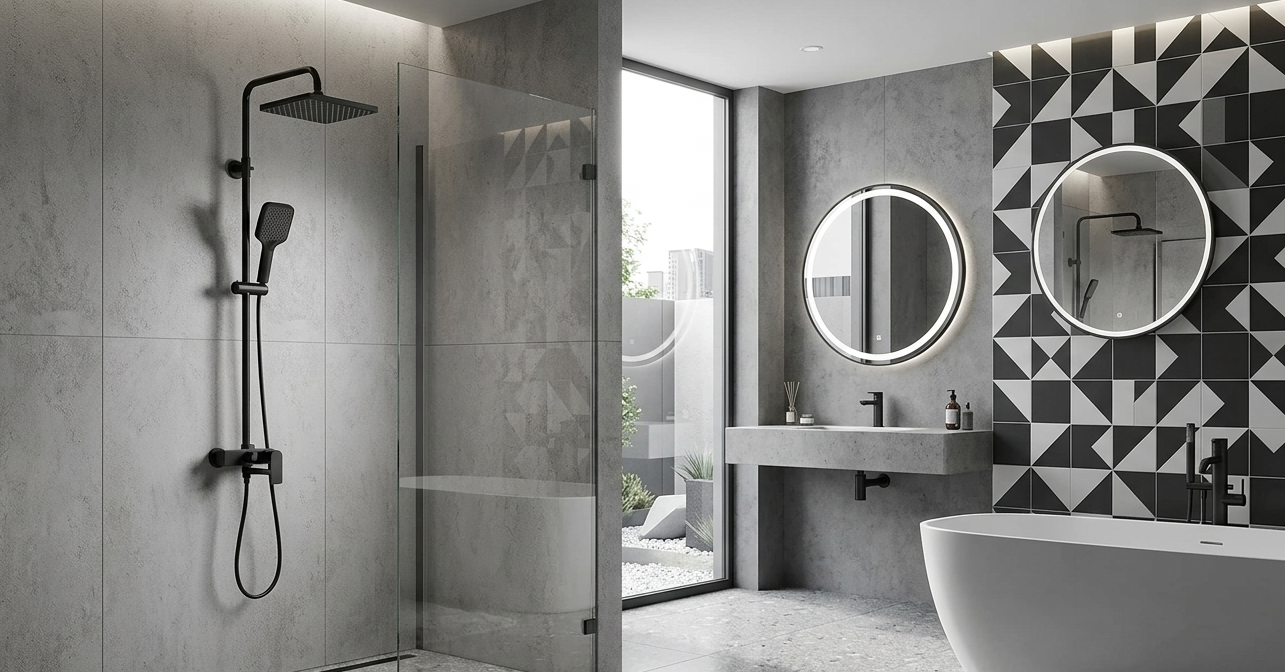 Shower Terbaik dari Blackwhite Sanitary Terbaik di Indonesia, Solusi untuk Kamar Mandi Modern yang Nyaman dan Elegan