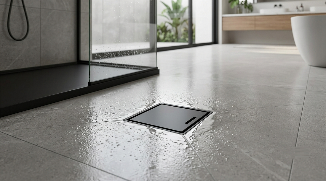 Floor Drain Minimalis, Detail Kecil yang Membuat Kamar Mandi Terlihat Premium