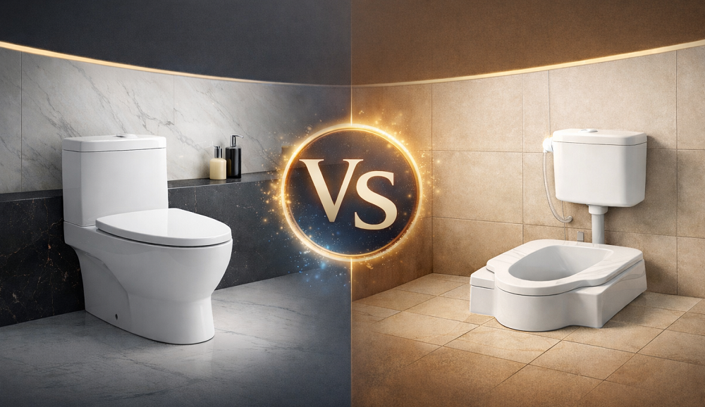 Kloset Duduk vs Kloset Jongkok: Mana Lebih Baik untuk Rumah Modern?