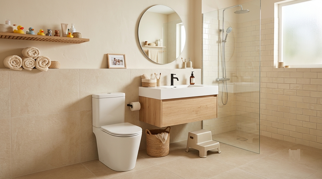 BLACKWHITE TYBALT Rimless Two-Piece Toilet, Pilihan Tepat untuk Kamar Mandi Modern yang Higienis